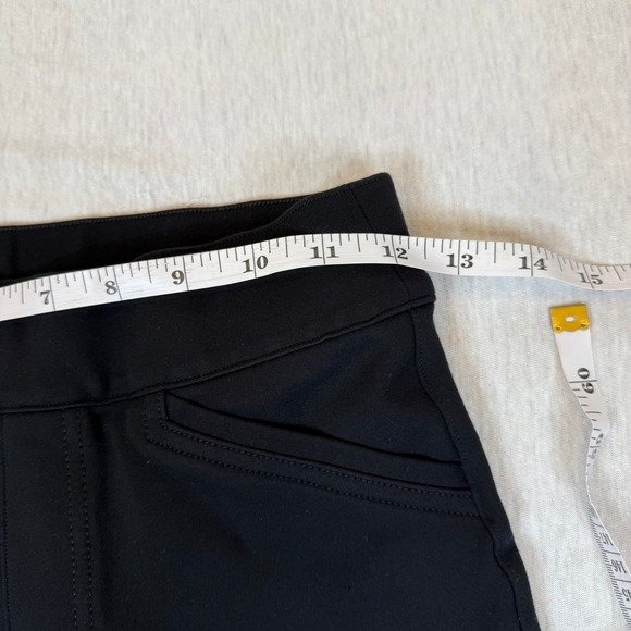 SPANX Black Ponte Knit slim Leg Pants Petite XS Stretch Comfort - Picture 4 of 5